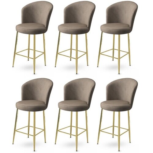 Hanah home set barskih stolica 6 komada Fora 240CHR1157 Slike