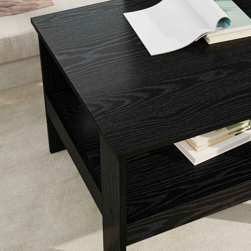  Kava Stol Crni hrast 57 x 55 x 45 cm Konstruirano drvo Slike