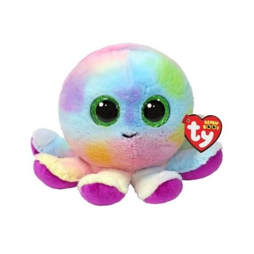 Ty Pli&amp;scaron;ana igračka Hobotnica Bubbles 37360, 15 cm, &amp;Scaron;arena Slike