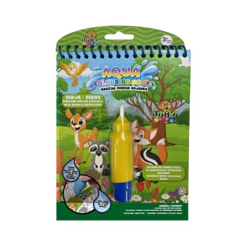  Bojanka sa vodenim markerom - wild animals adventures ( 10/0834-1 ) Cene