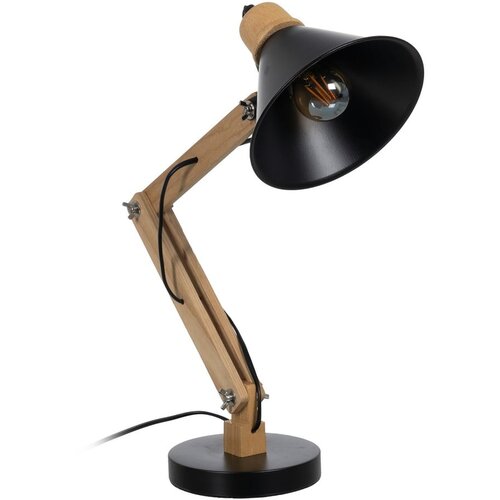 Ixia Crna/u prirodnoj boji stolna lampa s metalnim sjenilom (visina 55 cm) &amp;ndash; Slike
