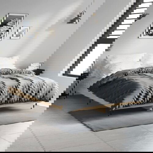 vidaXL Okvir za krevet boja hrasta 120x190 cm od konstruiranog drva Cijene