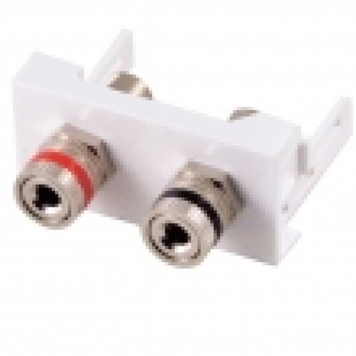 Uložak sa utičnicom za zvučnike (L - R) - dim. 45x22.5mm (1M) NA2420SP Cene