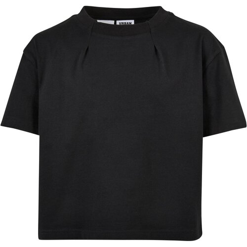 Urban Classics Kids Girls Organic Oversized Pleat Tee black Slike
