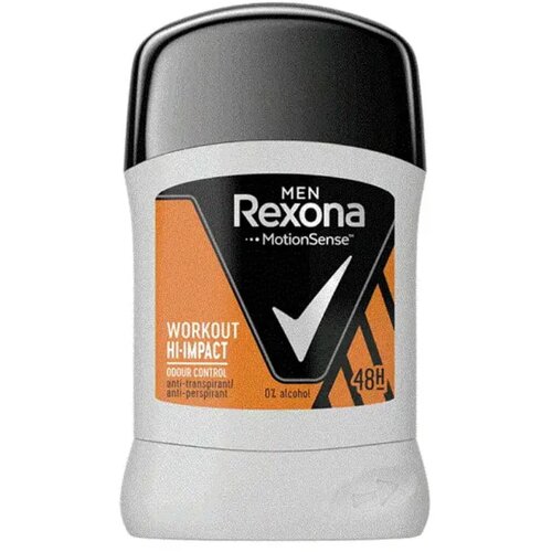 Rexona muški dezodorans u stiku workout hi-impact 40 ml Slike