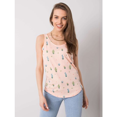 Fashion Hunters SUBLEVEL Salmon top with print Slike