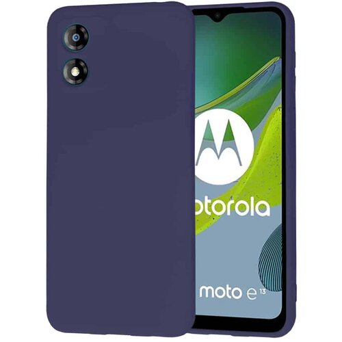 Techsuit SoftFlex ovitek za Motorolo Moto E13 - mornarsko moder Cene