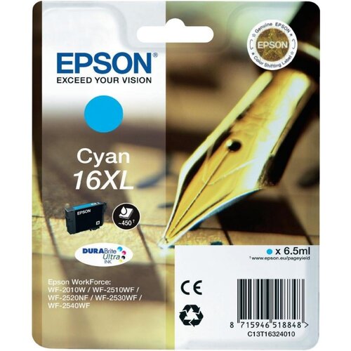  Kartu&amp;scaron;a Epson T16XL modra/cyan (T1632) - original Slike