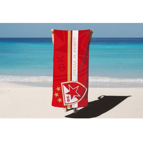 Crvena Zvezda Peškir za plažu 70x140cm 4000158-2 Cene