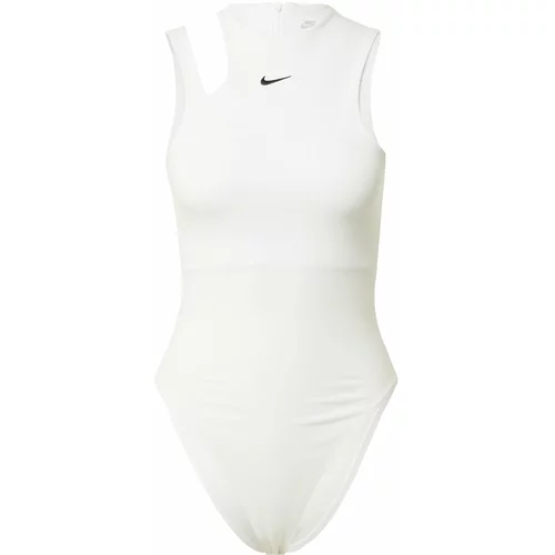 Nike Sportswear Bodi majica crna / bijela