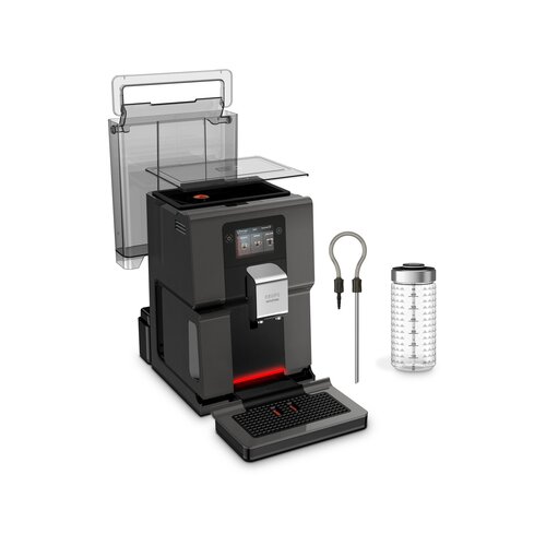 Krups EA 872B Intuition Preference One-Touch-Cappuccino Kaffevollautomat Graphit / Schwarz Cene