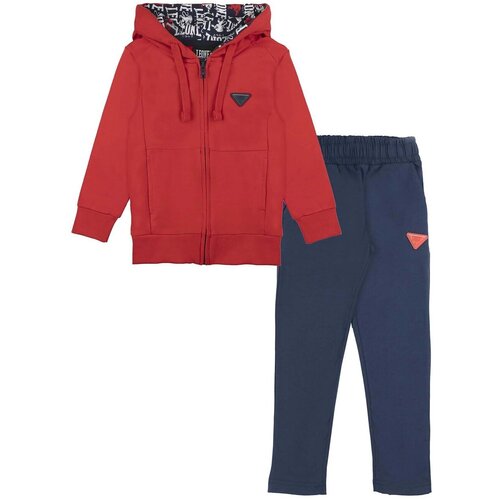 Leone 1947 Trenirka komplet Boy Tracksuits Sporting Rdeča Slike