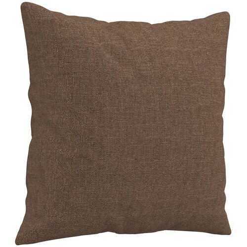  3-dijelni set sofa s jastucima smeđi od tkanine Slike