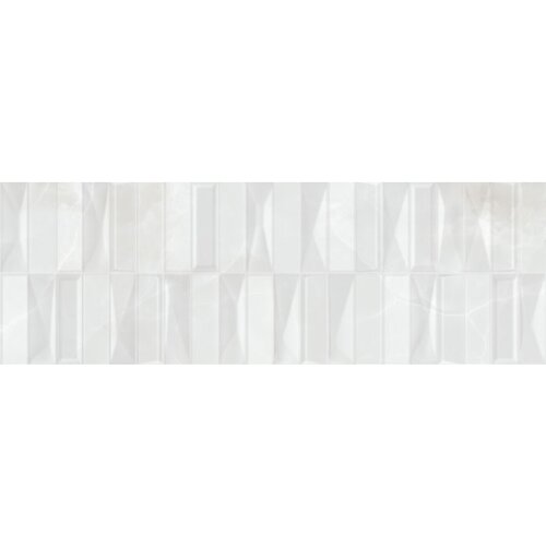 Gemma ancona white geometric 20x60cm Cene