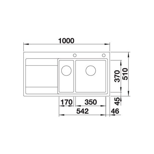 Blanco sudoper DIVON II 6 S-IF InFino INOX 18/10, BAZEN DESNO, s dalj. upr. Cijene
