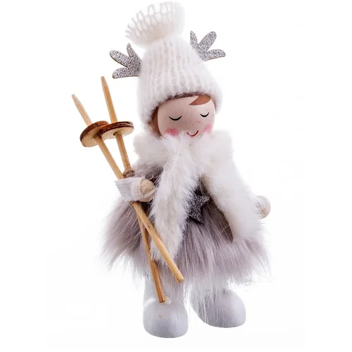 Casa Selección Božićna figurica Doll Skis –