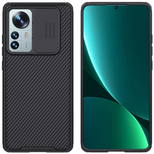 Nillkin CamShield Pro (PC + TPU) za&amp;scaron;čita za Xiaomi 12 - črna Slike