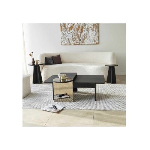 Hanah home Club set stolova Luna, 4 dijela, crni Cijene