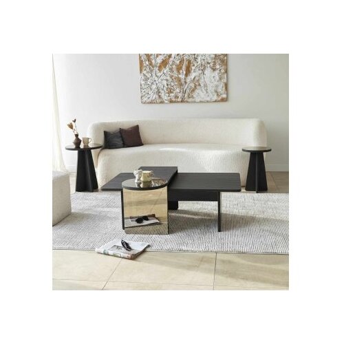 Hanah home Set stolova za kafu Luna Black (4 dela) Cene