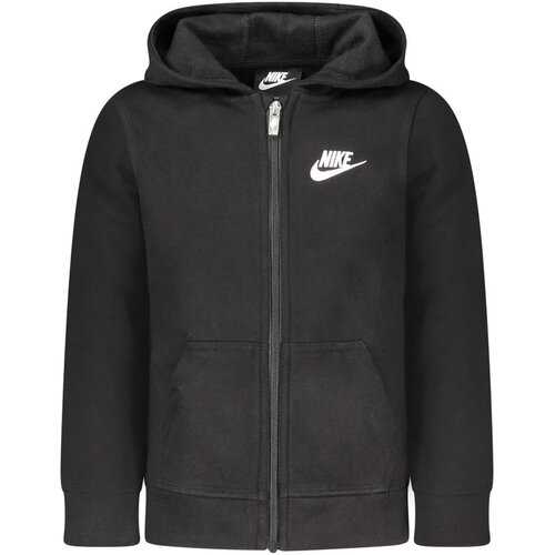 Nike Dječja Crna Majica s Kapuljačom na Patentni Zatvarač Slike