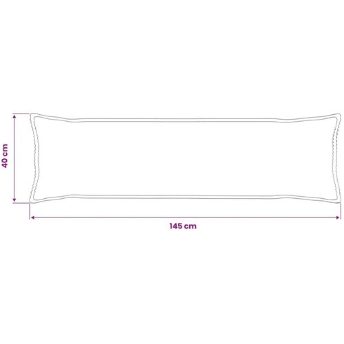  Presvlaka za jastuk 2 kom. HOUTEN Mornarsko plava 40 x 145 cm - Modra 40 x 145 cm 2 Slike