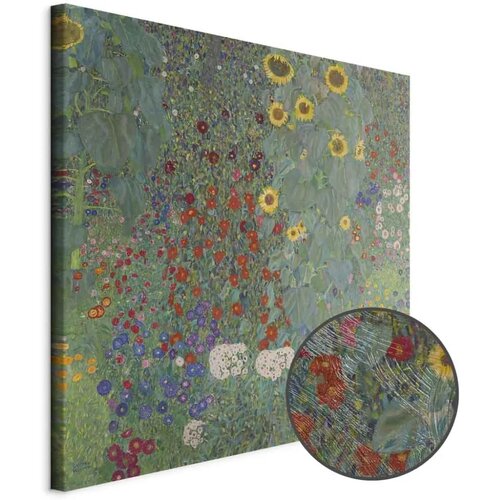  Slika - Gustav Klimt &ndash; Farm garden with sunflowers 80x80 Premium Print Cijene