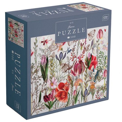Puzzle 500 KOM FLOWERS 5 INTERDRUK Cene