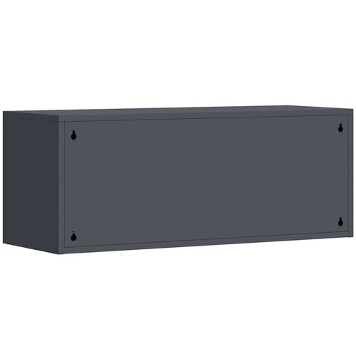  Ormar za zid u garaži Antracit 90 x 33 x 35 cm Čelik s prahom Slike