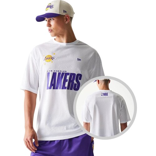 New Era Los Angeles Lakers NBA Graphic Mesh White majica Cene