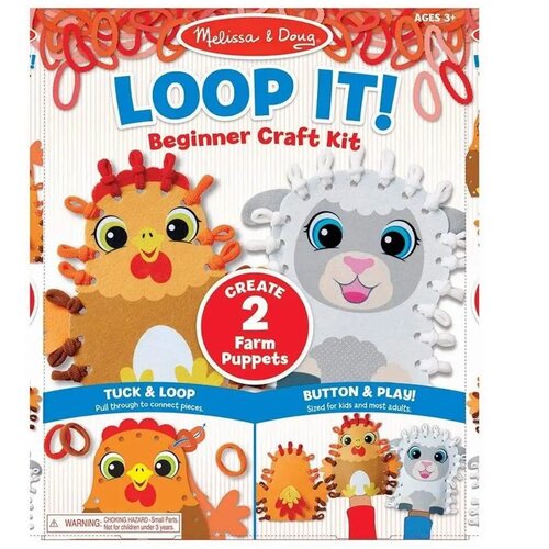 Melissa &amp, Doug Hurkaj&aacute;t&eacute;k! Kmetijske živali lutkovni ustvarjalni komplet - Melissa &amp, Doug Cene