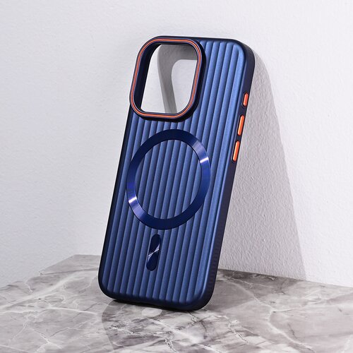 Torbica Magsafe Stripe za iPhone 15 Pro 6.1 plava Slike