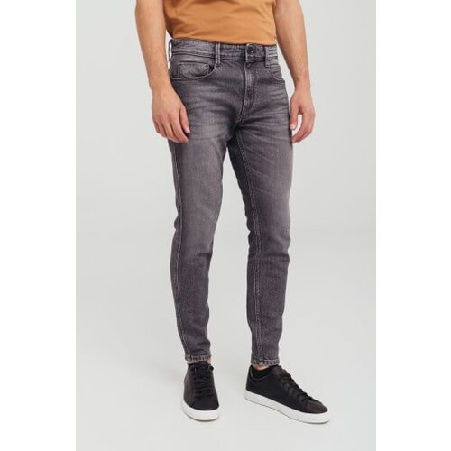 Legendww mu&amp;scaron;ke sive skinny farmerice sa tapered nogavicama i srednjim strukom -model 130 256-.130-8209-00G1 Slike