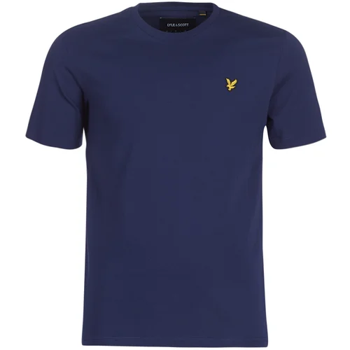 Lyle & Scott Majice s kratkimi rokavi FAFARLIBE Modra