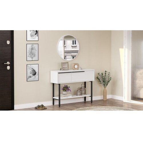 Hanah home On12-W White Sideboard Cene