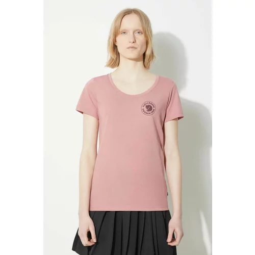 Fjallraven Majica kratkih rukava 1960 Logo T-shirt W za žene, boja: ružičasta, F83513.300