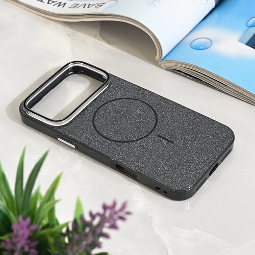  Maska za iPhone 17 Pro Max 6.9 Magsafe Sparkle Dust crna Cene