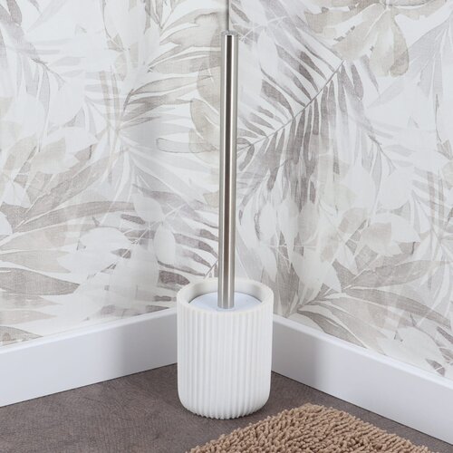 Tendance wc četka pruge 37X9CM poliresin bela 66103100 Slike