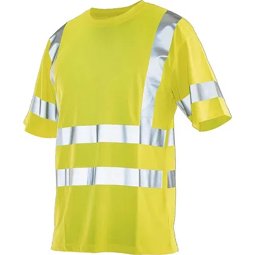 Leipold+Döhle Odsevna majica s kratkimi rokavi, rumene barve, velikost XS