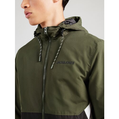 Jack &amp;amp; Jones Prehodna jakna &amp;#039;JJERush&amp;#039; oliva / črna Slike