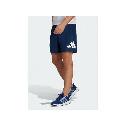 Adidas Športne kratke hlače Train Essentials Logo Training Shorts IB8124 Modra Regular Fit