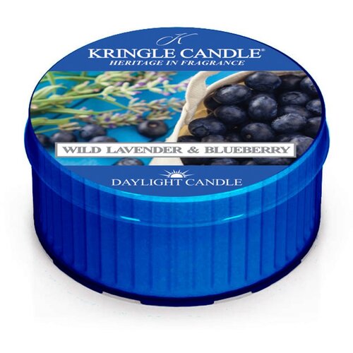 Kringle Candle Wild Lavender &amp;amp; Blueberry čajna svijeća 42 g Slike
