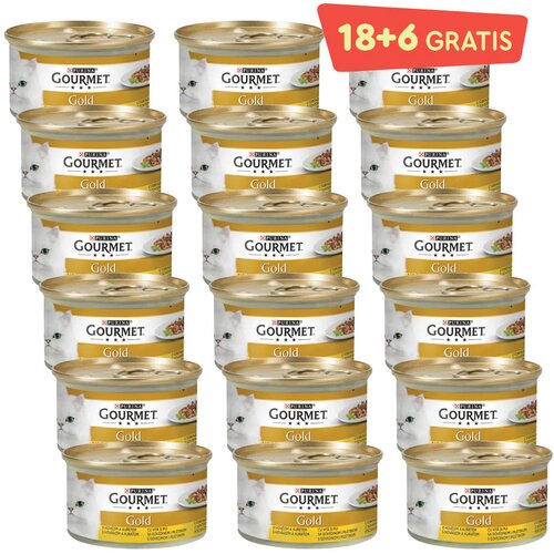 Gourmet Gold govedina/piletina 85 g (18 + 6 BONUS) Slike