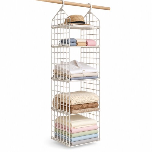  Viseći organizator za garderobu, bež, 29&times;29&times;128 cm Cene