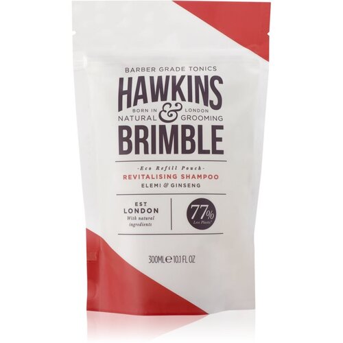 Hawkins & Brimble Revitalising Shampoo Eco Refill Pouch revitalizacijski šampon za moške nadomestno polnilo 300 ml Cene