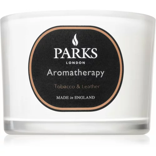 Parks London Aromatherapy Tobacco & Leather dišeča sveča 80 g