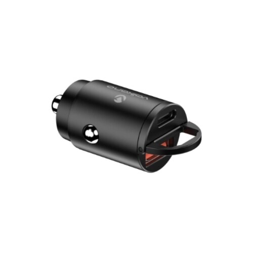  USB auto punjač Volkano Obscurix Series VK-8007-BK 30W USB-A + USB-C Cene