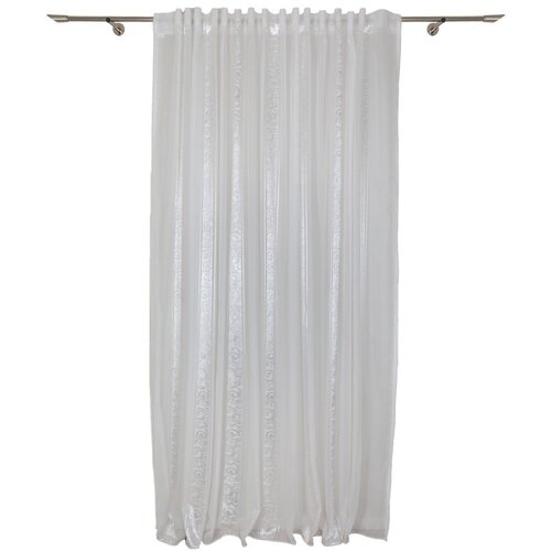 Mendola Fabrics Bela prosojna zavesa 140x245 cm Minka – Cene
