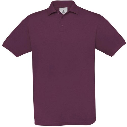  MAJICA KRATKI RUKAVI B&C SAFRAN POLO 180G BORDO S-EOL!! Cene
