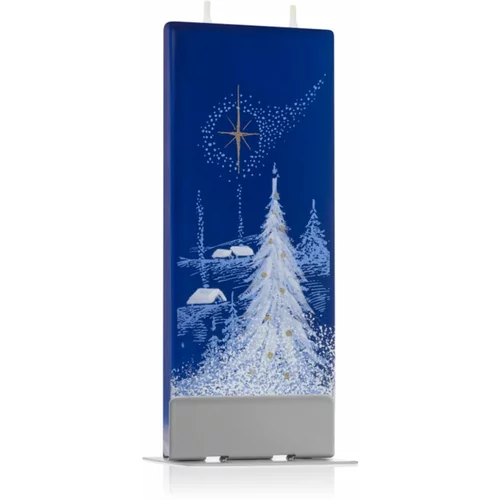 Flatyz Holiday Christmas Night with a Star ukrasna svijeća 6x15 cm