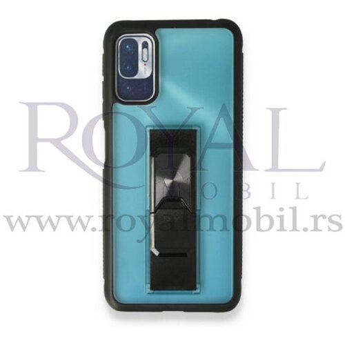  futrola pvc sa okvirom i postoljem za xiaomi redmi note 10 5G tirkiz Slike